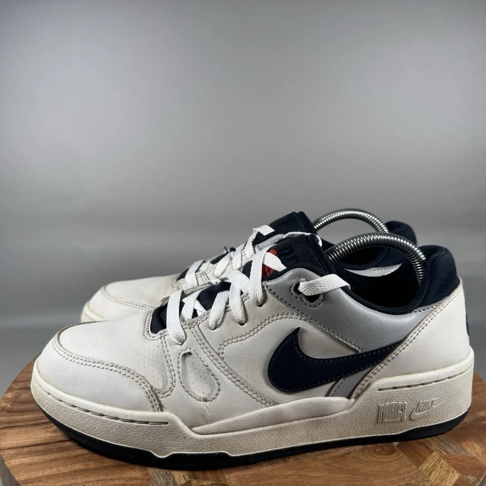 Nike‎ Mens Full Force Low FB1362-002 White Casual Shoes Sneakers Size 8.5